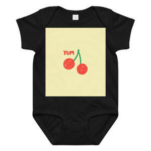 Baby jersey bodysuit