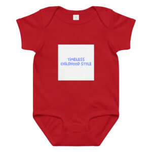 Baby jersey bodysuit