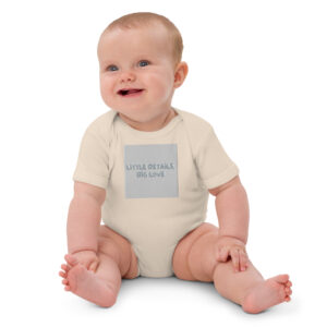 Organic cotton baby bodysuit